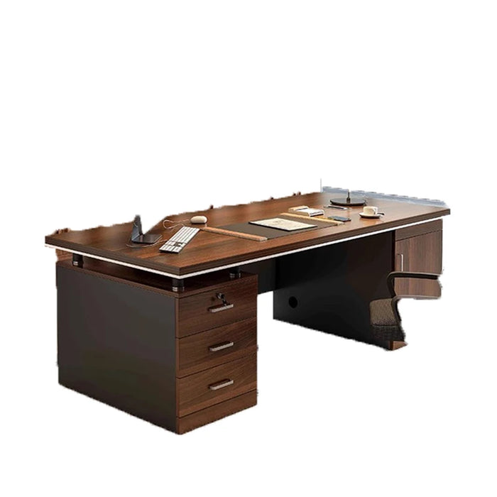 Workbench Computer Office Desk Study Table Writing Work Desk Drawers Executive Luxury Escritorios De Oficina Luxury Furniture