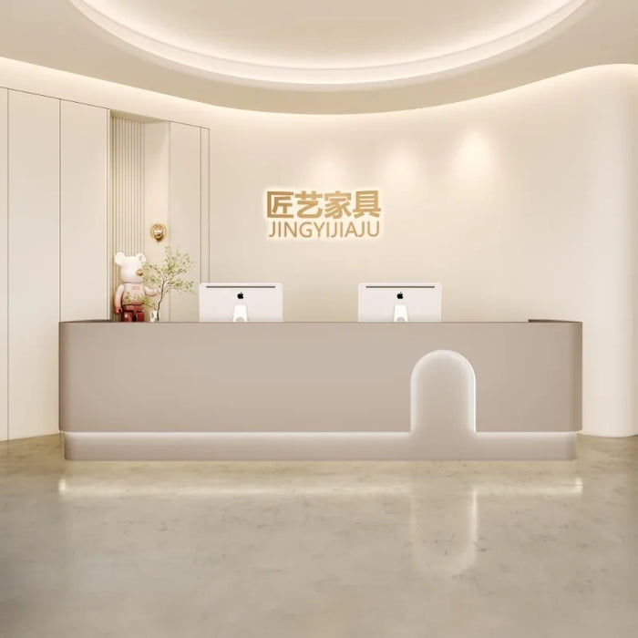 Mobile Bar Counter Reception Desk Office Modern Information Commercial Reception Desk Conference Comptoir Caisse Furniture