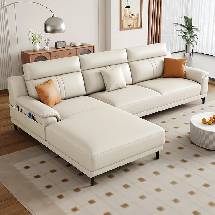 Leather Sectional Living Room Sofas Individual Floor Luxury Accent Living Room Sofas Nordic Lounge Sofas Camas Bedroom Furniture