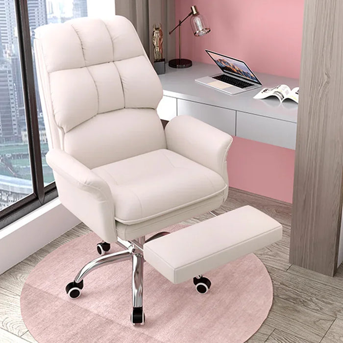 Computer Chair Luxury Wingback Waterproof and Antifouling Adjustable Rotation Chair Room Office Comfortable Sedentary Furniture