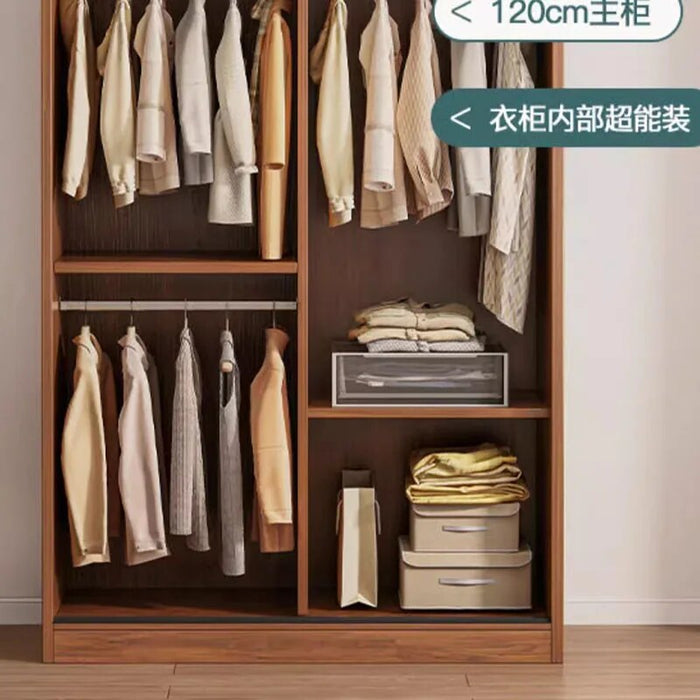 Wooden System Closet Storage Clothes Organizer Bedroom Wardrobe Cupboard Cabinet Door Fabric Watches Armario Home Furniture