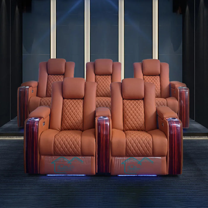 Linlamlim Dual Motors Electric Recliner Sofa Seating Room Living Room Sofa Set Furniture Theater Seats Electric Massage Chair