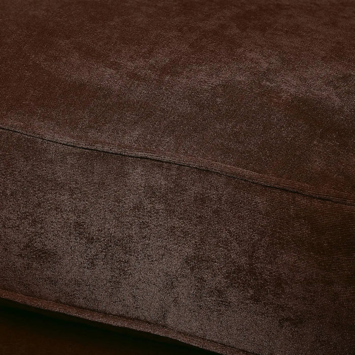 Copenhagen 73" Sofa - Pillowed Back Cushions and Rounded Arms, Durable Modern Upholstered Fabric - Brown