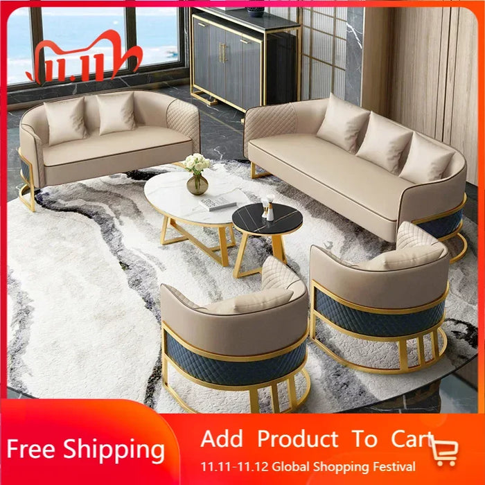 Lazy Luxury Sofa Living Room Accent Design Individual Modular Modern Corner Sofa Nordic Muebles Hogar Home Furniture MQ50SF
