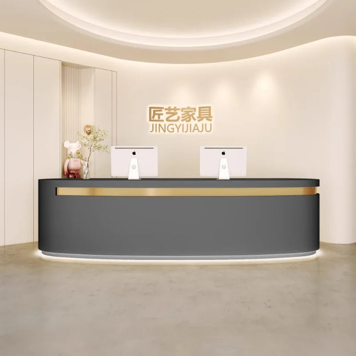 Counter Executive Reception Desks Vanity Office Restaurant Shop White Front Reception Desk Beauty Escritorio Salon Furniture