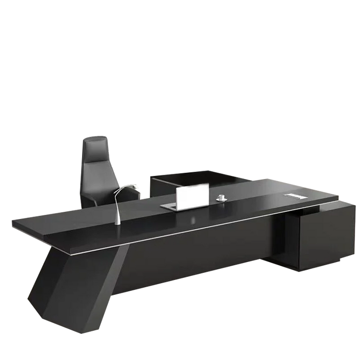 Black Long Office Desks Minimalist Unique Unique Storage Computer Desks Executive Conference Mesa Escritorio Home Furnitures