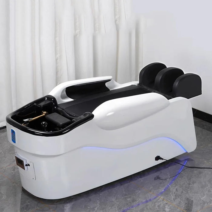 Professional Shampoo Chair Stylist Luxury Head Spa Bed Shampoo Chair Basin Relaxing Barber Equipment Mobile Cadeiras Salon Chair