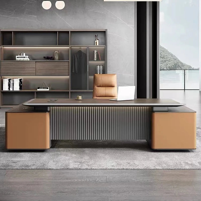 Corner Luxury Standing Desk Computer Executive L Shape Drawers Office Desk Meeting Workbench Tavolo Da Lavoro Office Furniture