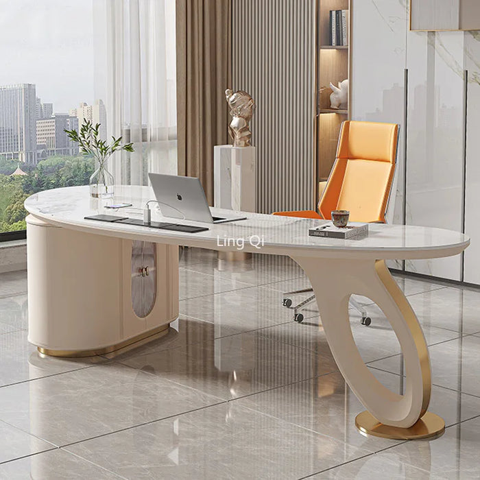Designer Home Office Desk Executive Vanity High Quality Unique Computer Desks Unusual Student Mesa Escritorio Office Furniture