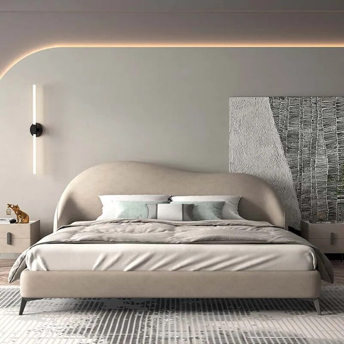 Modern Home Furniture King/Queen Size Frame Beds Technology Cloth Designer Bedroom Furniture High Quality Soft Double Bed