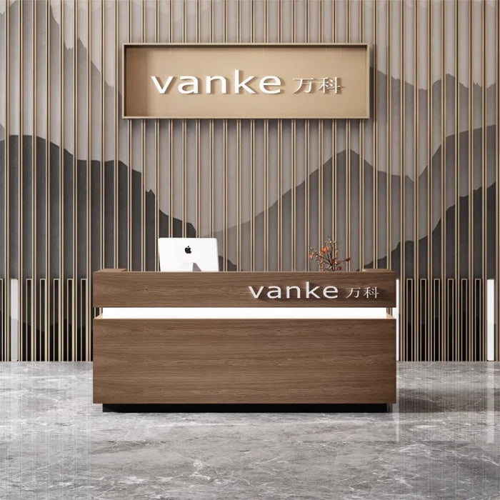 Front Cashier Reception Desks Beauty Salon European Futuristic Reception Desks Computer Bancone Reception Minimalist Furniture