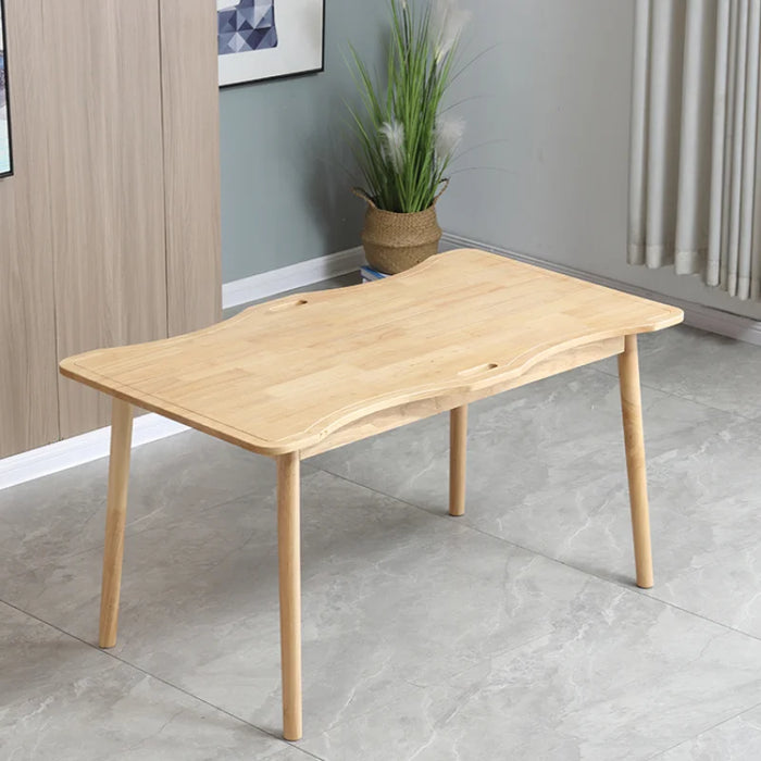 Games Wooden Dining Table 4 Person Centerpiece Service Dining Table Set Kitchen 4 Chair Living Room Muebles Para El Hogar Tables