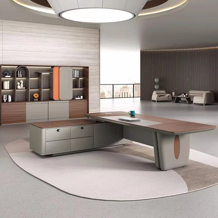 Executive Meeting Office Desk Drafting Corner Cheap School Modern Office Desk Luxury Tavolo Da Lavoro Fashionable Furniture HDH