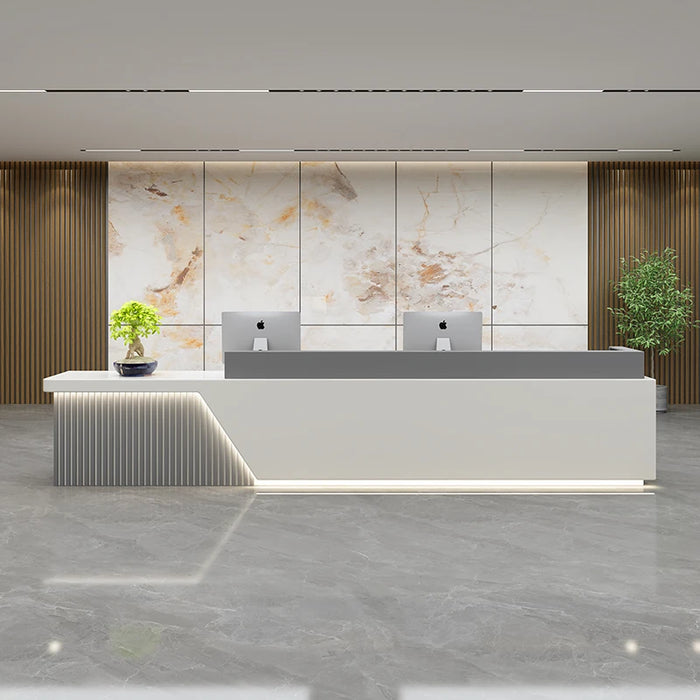 Computer Standing Reception Desks Salon Executive Club Checkout Reception Desks Counter Bancone Reception Modern Furniture