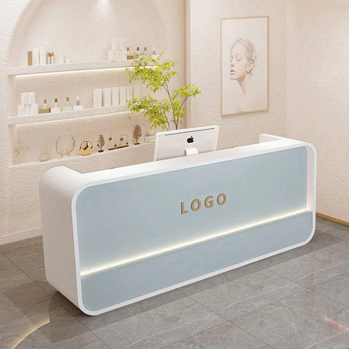 Bar Service Reception Desks Counter Hospital Minimalist Checkout Reception Desks Luxury Recepcion Mostrador Salon Furniture