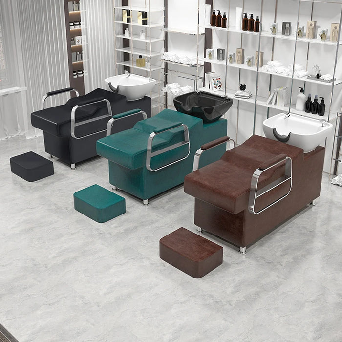 Professional Hairdressing Washer Beauty Shaving Shampoo Chair Hairdresser Cosmetic Sillas Peluqueria Hairsalon Furniture CY50XT
