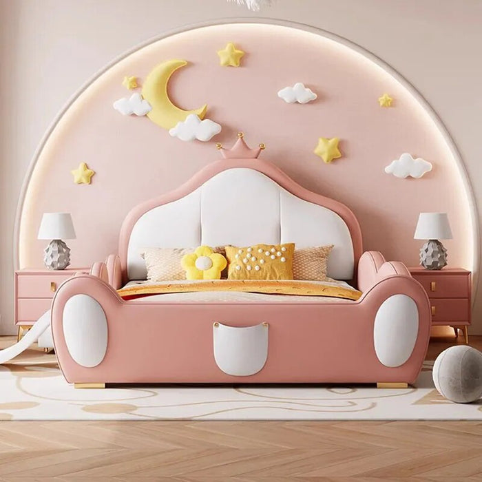 Kids Headboards Children Bed Frame Luxury Toddlers Platform Castle Children Bed Modern Letto Castello Kids Bedroom Furniture