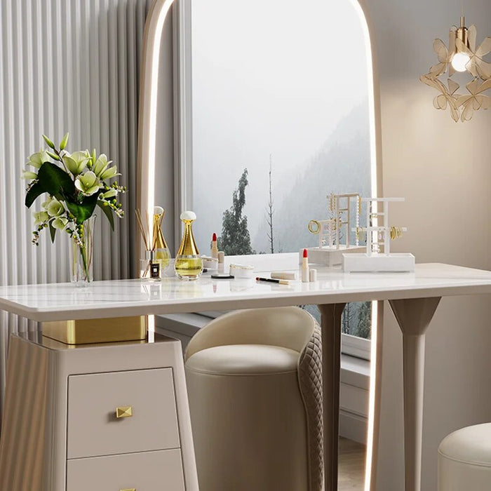 Charm Classic Dressing Table Multifunctional Woman Drawer Dressing Table Nordic Makeup Table Coiffeuses De Chambre Furniture