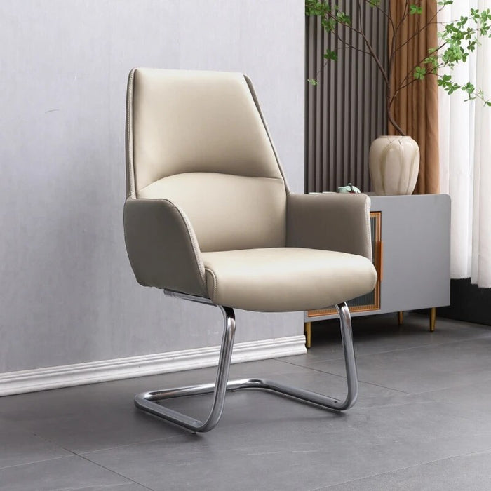 Leather Makeup Computer Office Chair Waiting Vanity Bedroom Floor Chair Beauty Barber Leisure Silla De Oficina Office Supplies