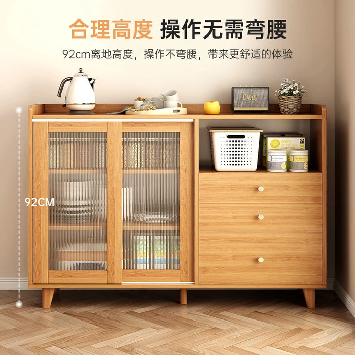 Living Room Kitchen Cabinets Buffet Glass Display China Farmhouse Drawers Cabinet Nordic Sideboard Mobiletto Cucina Furniture