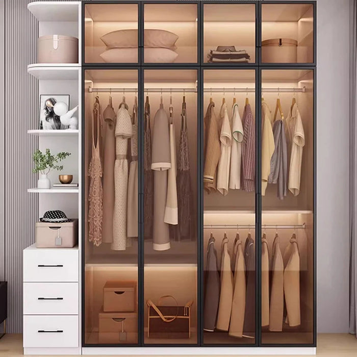 White European Closet Modular Industrial Hotel Living Room Luxury Cabinet Organizer Indoor Armario Plegable Bedroom Furniture