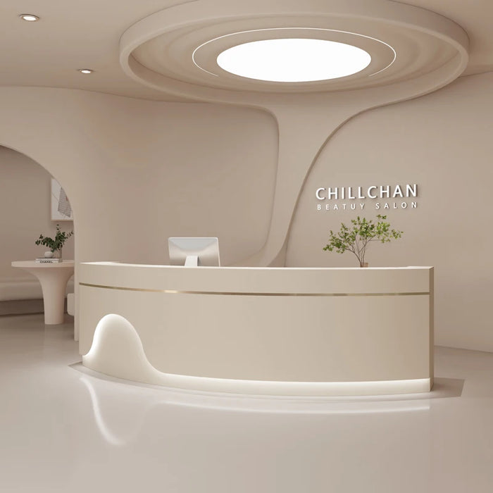 Store Salon Reception Desk Counter Restaurant Luxury Spa Barbershop Checkout Reception Desk Supermarket Escritorio Bar Furniture
