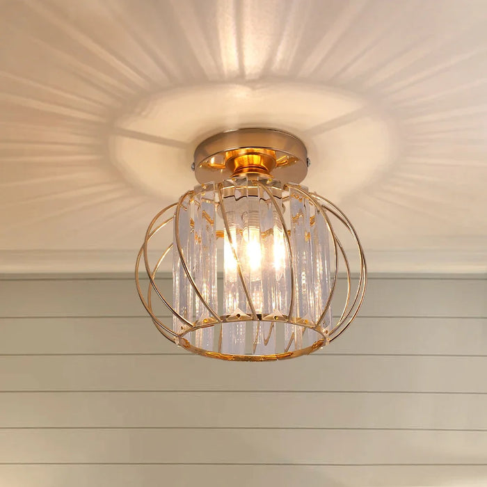 Modern Pendant Light Crystal Ceiling Lamps Plafon Simple Lustre Lighting Fixtures Indoor Home Decor Balcony Corridor Chandeliers
