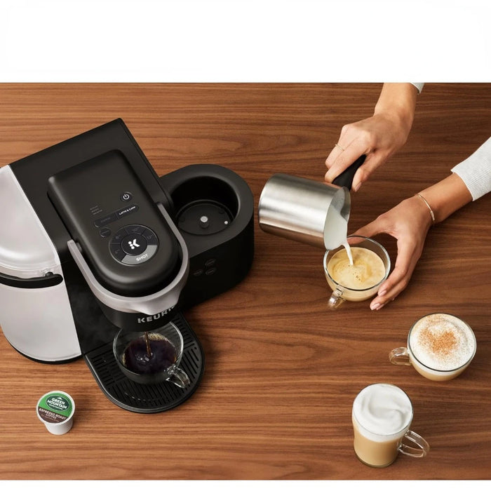 K-Cafe Single Serve K-Cup Coffee, Latte and Cappuccino Maker, Dark Charcoal coffee maker Home Appliances