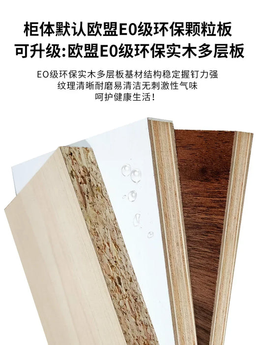 Cabinets for Home Bedrooms, Lockers, Solid Wood Wardrobes for Rental Rooms