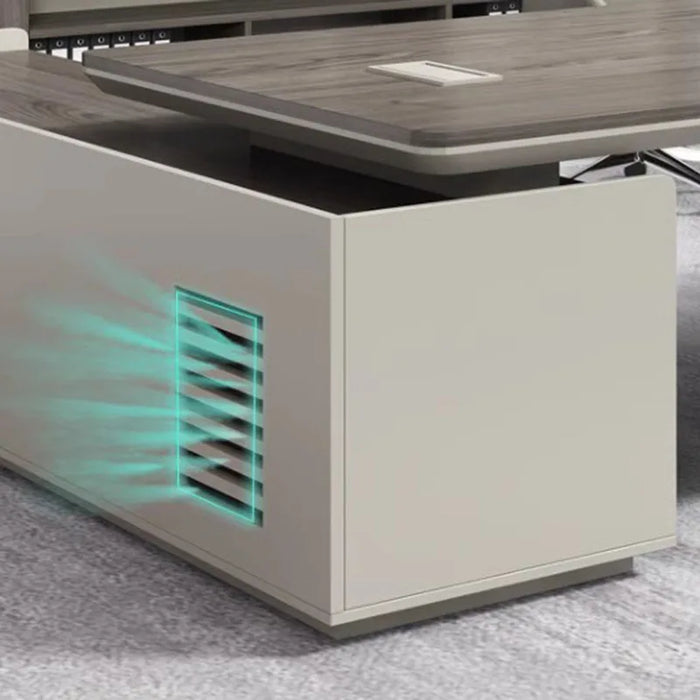 Modern Office Desk Desktops Corner Organizer L Shaped Writing Standing Executive Desk Table Storage Bureau Meuble Desk Supplies