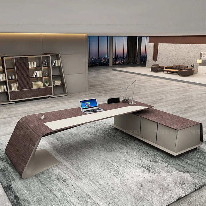 Organizer Standing Office Desks Conference Study Corner Desks Executive Reception Mesa De Escritorio Office Furniture WJ25XP