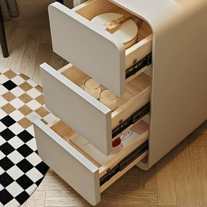 Wood Vanity Table Room Long Toilet Origanizer Night Stand White Miniature Next Bed Dressers Mordern Tocador Minimalist Furniture