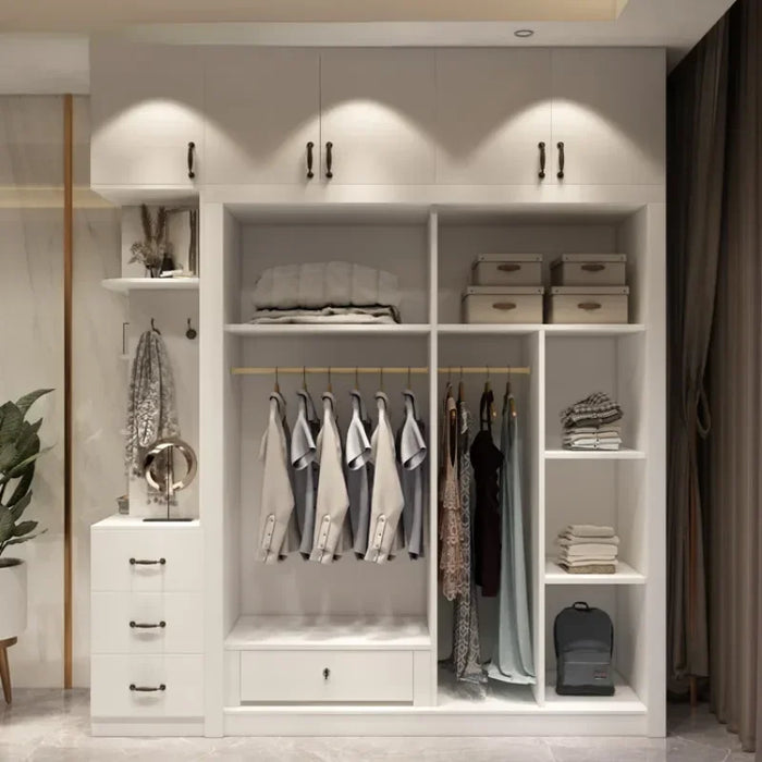 Modern Drawers Wardrobe Storage Organizer Wooden Simple Modern Wardrobe Simple Aesthetic Guarda Roupa Vestidores Home Furniture
