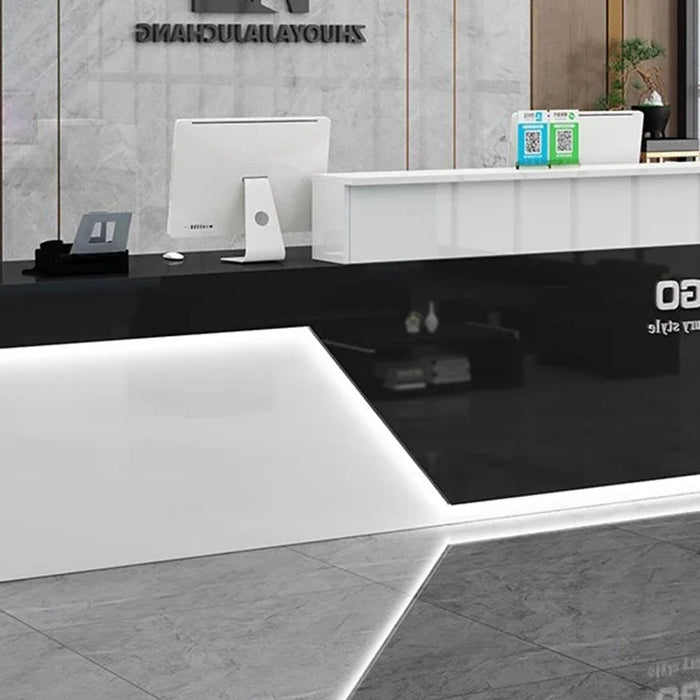 Cashier Office Reception Desk Front Counter Modern Simple Office Front Salon Reception Desk Hotel Comptoir Magasin Furniture