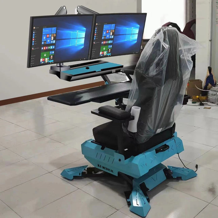 2024 Gamer Workstation Recliner Cockpit Zero Gravity Gaming Computer Chair Cockpit Work and Play in Style Gaming Chair
