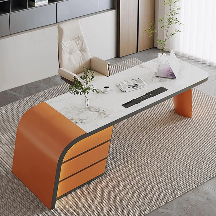 Meeting Writing Office Desks Desktop Computer Storage Reception Workbench Drawers Executive Scrivania Ufficio Lavoro Furniture