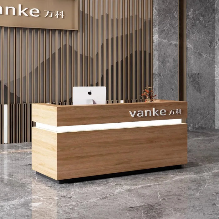 Front Cashier Reception Desks Beauty Salon European Futuristic Reception Desks Computer Bancone Reception Minimalist Furniture