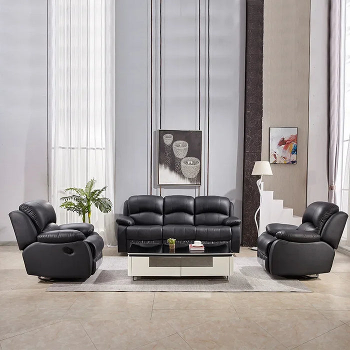 multi-functional leather sofa small living room modern simple smart sofa combination couches for living room