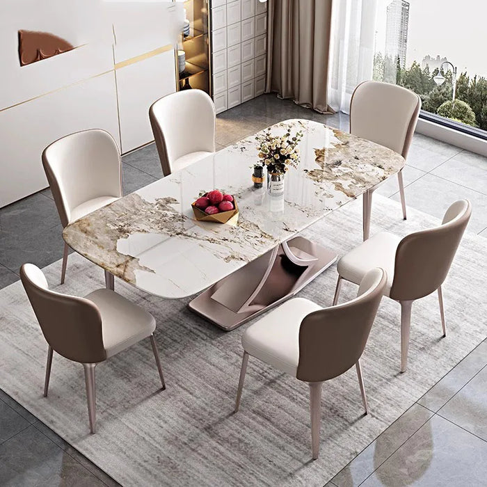Square Hotel Dining Tables Luxury Living Room Nordic Modern Rustic Dressing Dining Tables Study Muebles De Cocina Furniture HDH