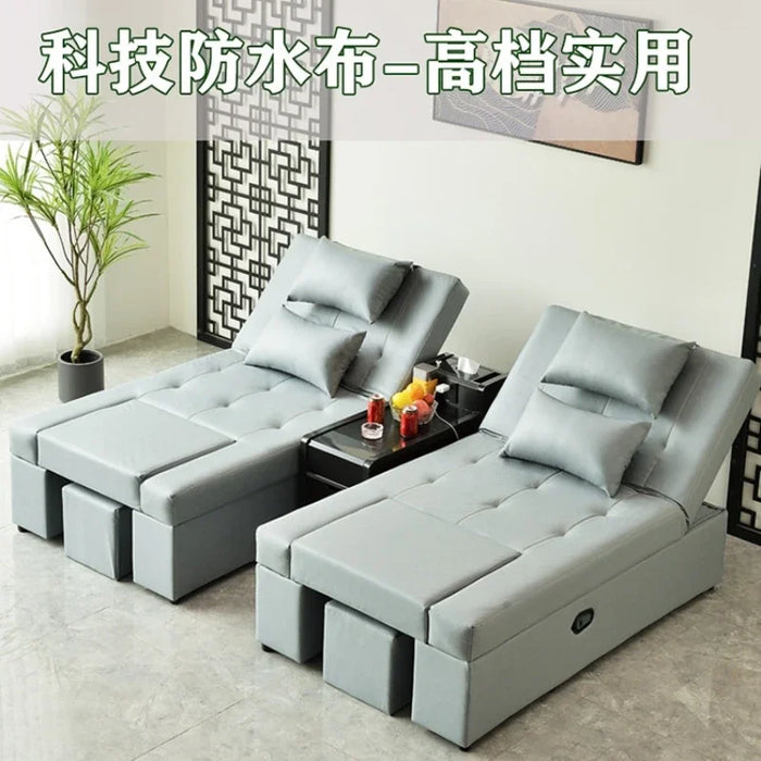 Spa Adjustable Pedicure Chairs Luxury Ergonomic Nail Salon Massage Pedicure Chairs Professional Poltrone Salon Furniture MR50PC