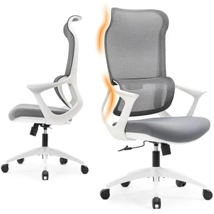 Office Chair-Ergonomic Computer Desk Chair, High Back Mesh Home Office Chair, Big and Tall Office Chair with Lumbar Support