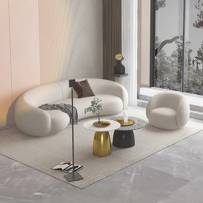 Unique Design Couches Living Room Sectional Fabric Sofa White Sofa Set Furniture Modern Chaise Modular Sofa