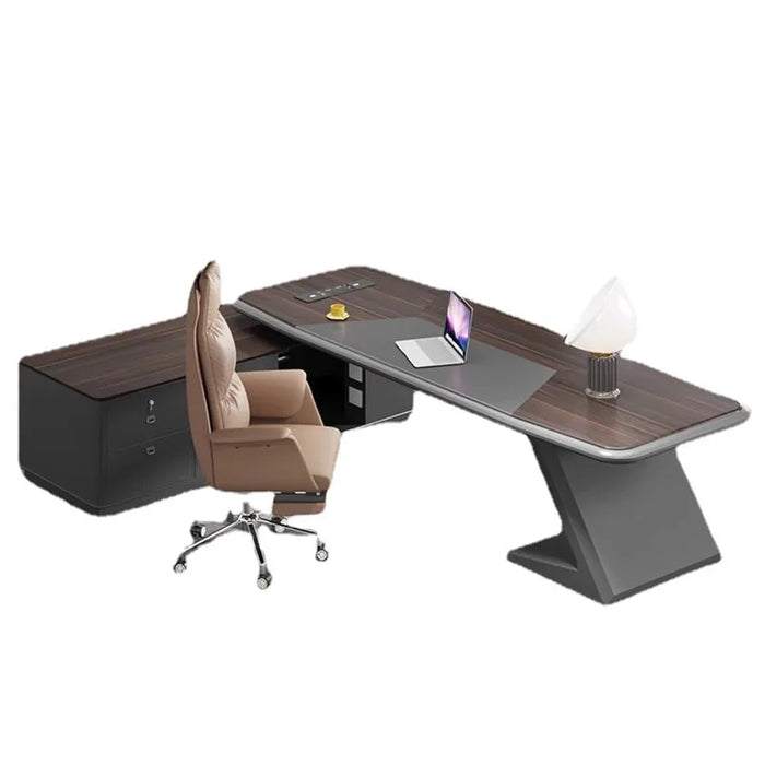 Monitor Reception Office Desk Standing Organizers L Shaped Corner Computer Desks Executive Supplies Mesa Escritorio Furniture