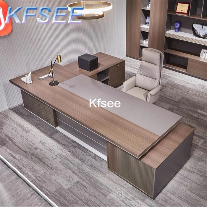 Kfsee 1Pcs A Set Prodgf Computer 240*216*75cm Boss Office Table