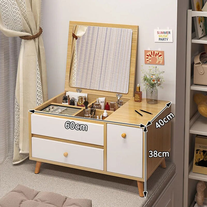 Mirrors Drawer Dressing Table Box Organizer Led Things Dressing Table Orgnaizing Bedroom Living Room Tocador Maquillaje Vanity