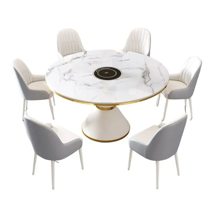 Living Room Dining Room Set Nordic Combination Mobile Chair Designer Kitchen Modern Round Tavolino Da Salotto Home Furniture