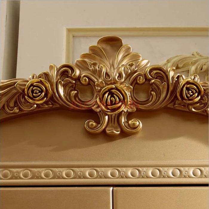 four door wardrobe modern  European whole wardrobe French bedroom  furniture wardrobe p10086