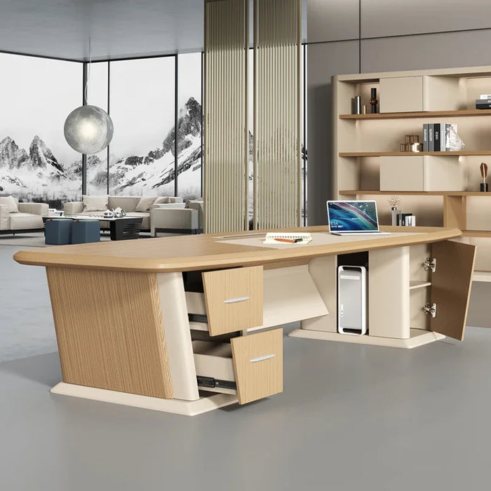 Executive Reception Desks Nail Modern Conference Tables Drafting Study Modern Walnut Mesa Para Computador Office Furniture