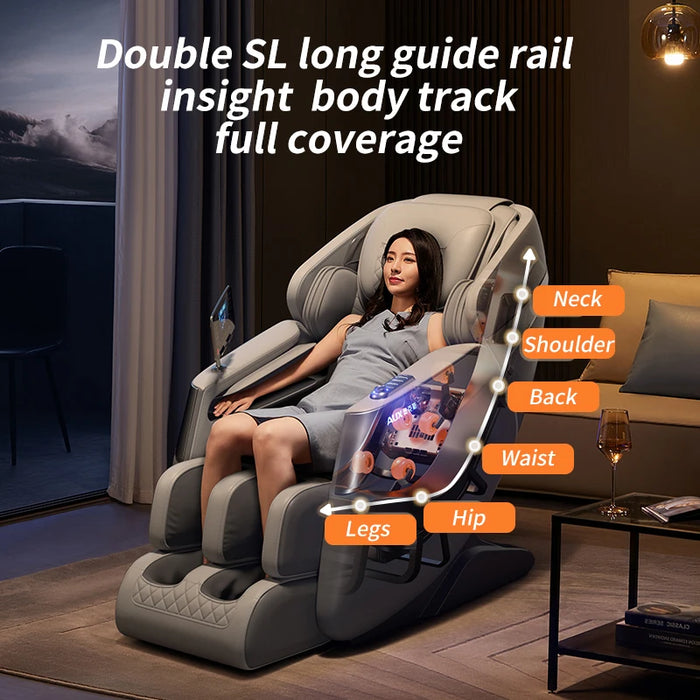 Jinkairui Full Body Electric Kneading Cervical Vertebra Sofa Massage Chair Japanese Healthy Capsules Upgrade 8D Kneading Heat