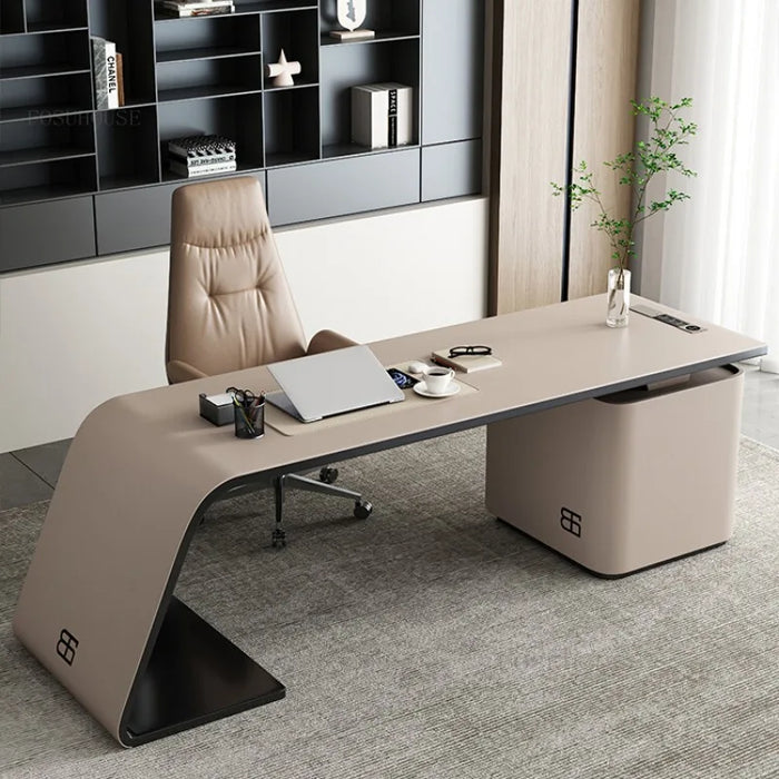 Luxury Boss Office Desks Minimalist Work Desk Corner Executive Table Home Study Desktop Computer Table Office Furniture